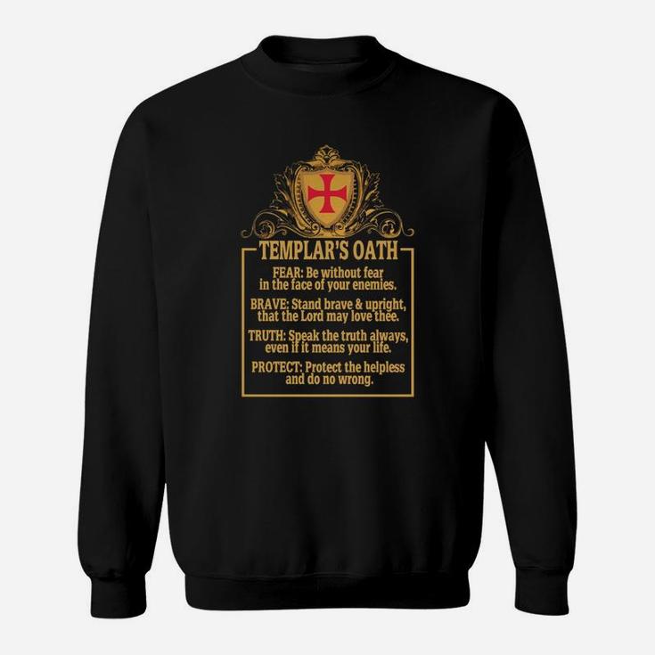Gods Warrior - Templars Oath Sweat Shirt