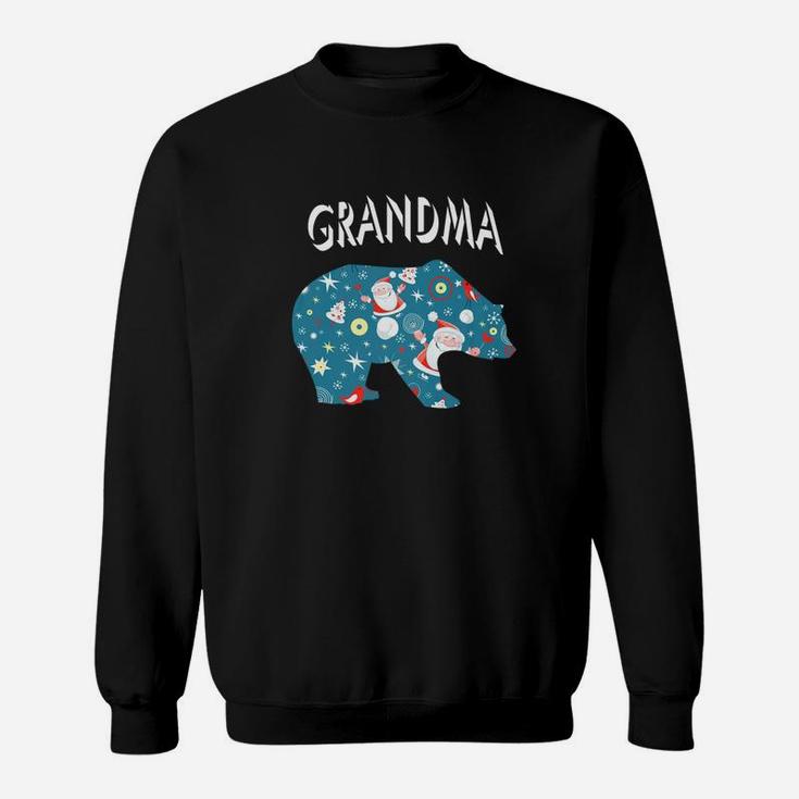 Grandma Bear Christmas Matching Family Sweat Shirt