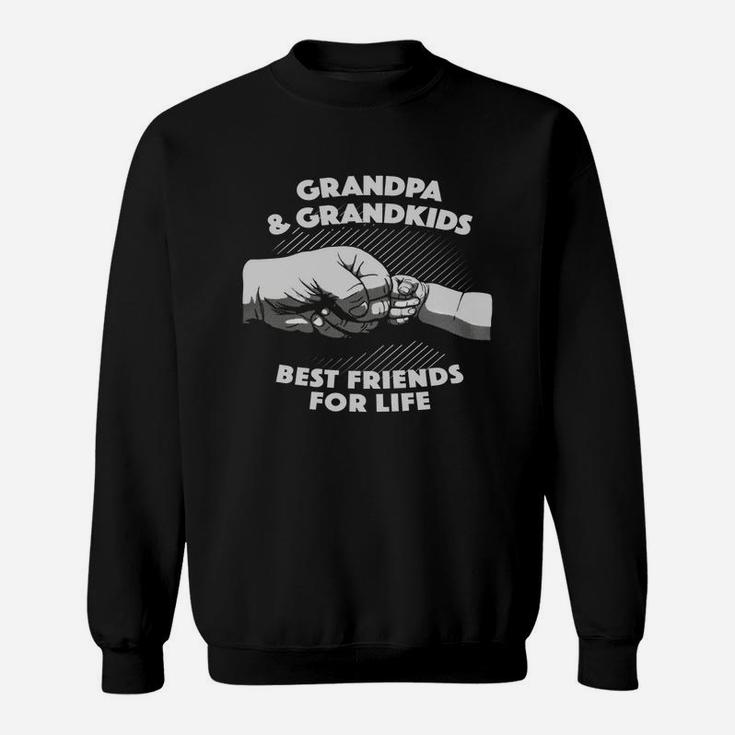 Grandpa And Grandkids Best Friends Life Fist Bump T-shirt Sweat Shirt
