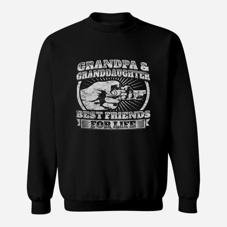 Grandpa Granddaughter Gift Family Shirt Grandad Fist Bump Sweat Shirt