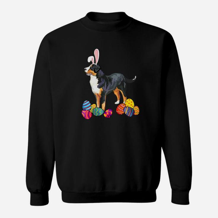 Greater Swiss Mountain Dog Bunny Ear With Egg Easter Easter Sweat Shirt