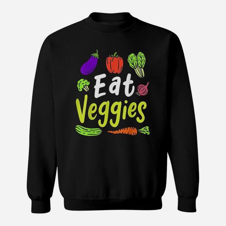 Green Grocer Vegan Vegetables Vegetarian Eat Veggies Gift Sweatshirt