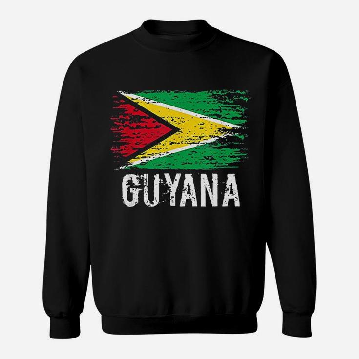 Guyanese Flag Pride Vintage Guyanese Root Gift Sweat Shirt