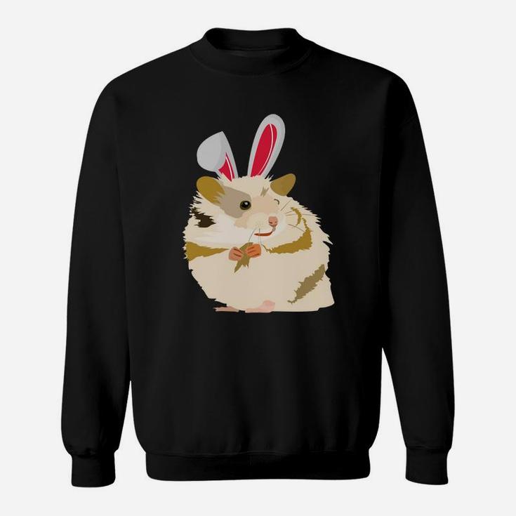 Hamster Easter Bunny T Shirt Black Youth B079zpvm91 1 Sweatshirt