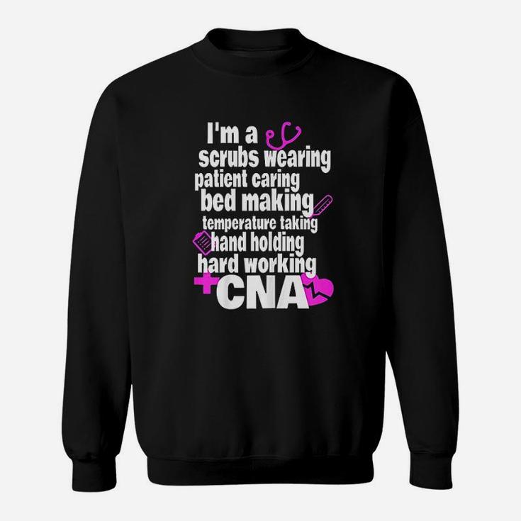 Hard Working Cna Certified Nursing Assistant Long Sleeve T-Shirt