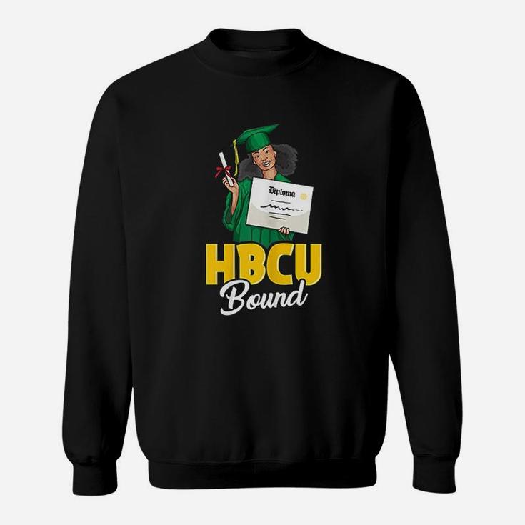 Hbcu Bound Graduation College Gift For Girls Future Graduate Sweat Shirt