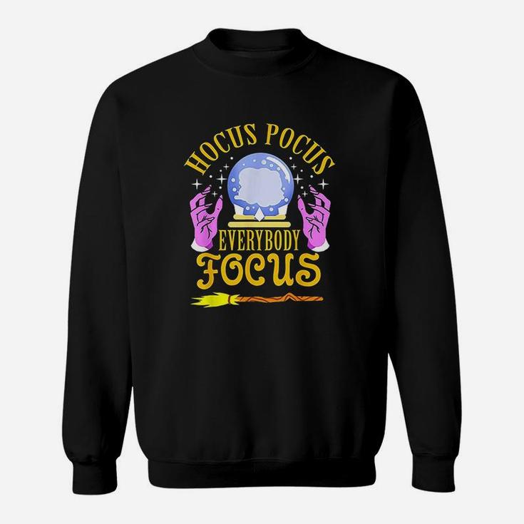 Hocus Pocus Everybody Focus Funny Teacher Halloween Sweat Shirt