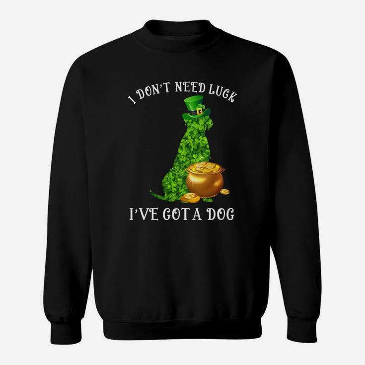 I Do Not Need Luck I Have Got A Cane Corso Shamrock St Patricks Day Dog Lovers Sweat Shirt