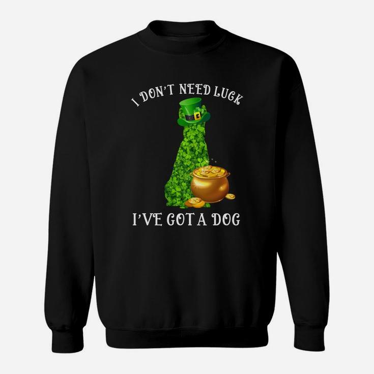I Do Not Need Luck I Have Got An Australian Cattle Dog Shamrock St Patricks Day Dog Lovers Sweat Shirt