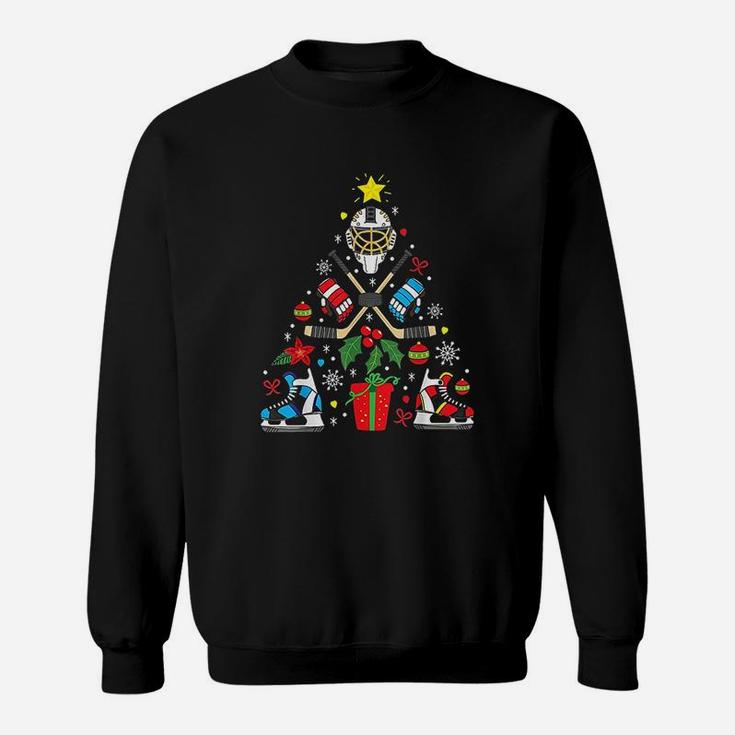 Ice Hockey Christmas Ornament Tree Funny Xmas Gift Sweat Shirt