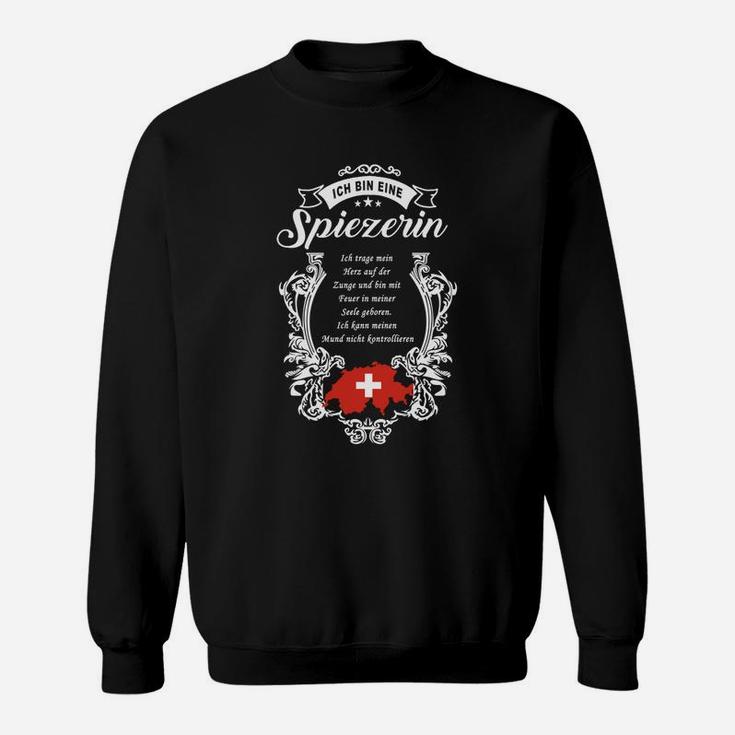 Ich Bin Ein Spriezerin Schweiz Sweatshirt