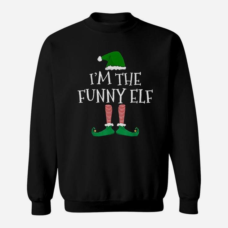 I'm The Funny Elf Matching Family Christmas Sweat Shirt