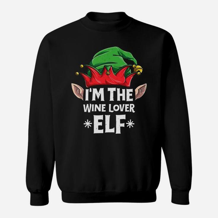 Im The Wine Lover Elf Christmas Family Matching Tee Sweat Shirt