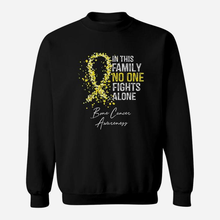 In This Family No One Fights Alone Bone Awareness Sweat Shirt