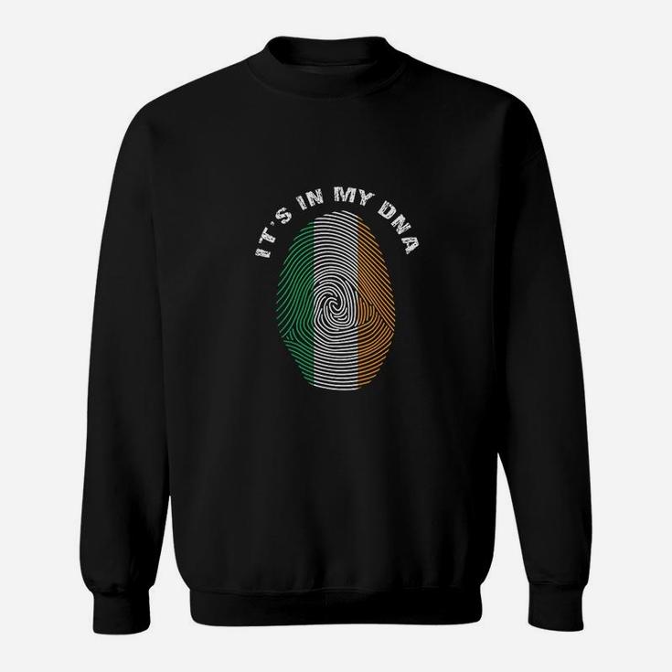 Irish Fingerprint It Is In My Dna Ireland Sweatshirt