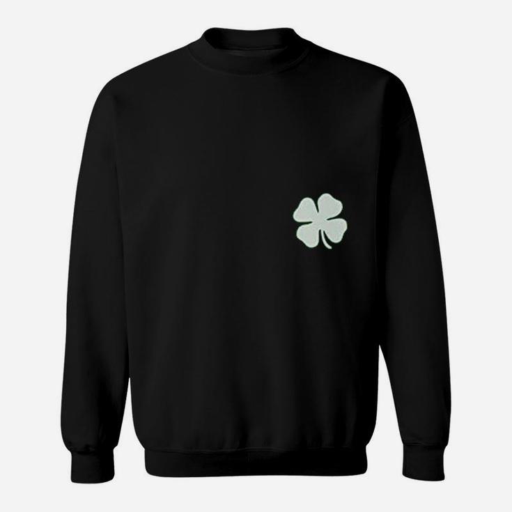 Irish Shamrock Pocket Size Clover St Patrick's Day Sweat Shirt