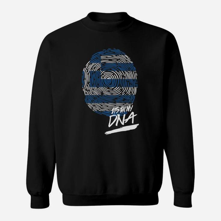 It Is In My Dna Greece Baby Proud Country Flag Sweat Shirt