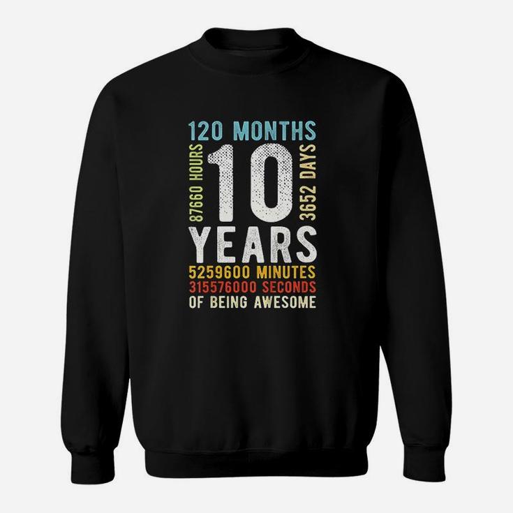 Kids 1902nd Birthday 1902 Years Old Vintage Retro 120 Months  Sweat Shirt