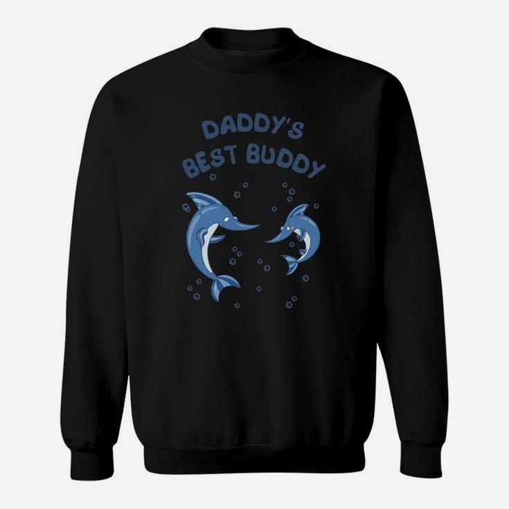 Kids Cute Boys Daddys Best Buddy Kids Shirt Sweat Shirt