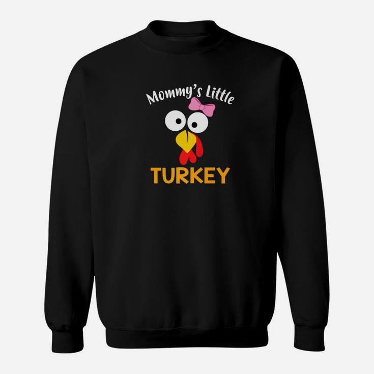 Kids Mommys Little Turkey Childrens Thanksgiving F Sweat Shirt