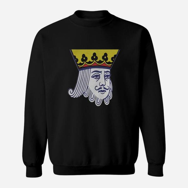 King Of Spades Tshirt Face Cards Playing Cards Clo Sweatshirt