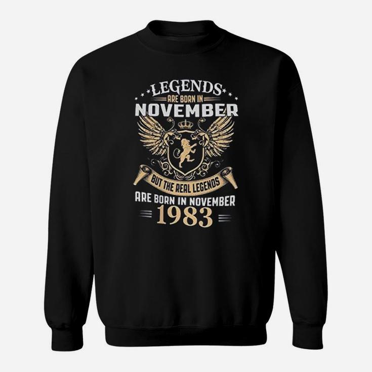 Kings Legends Are Born In November 1983 Birthday Vintage Gift  Sweat Shirt