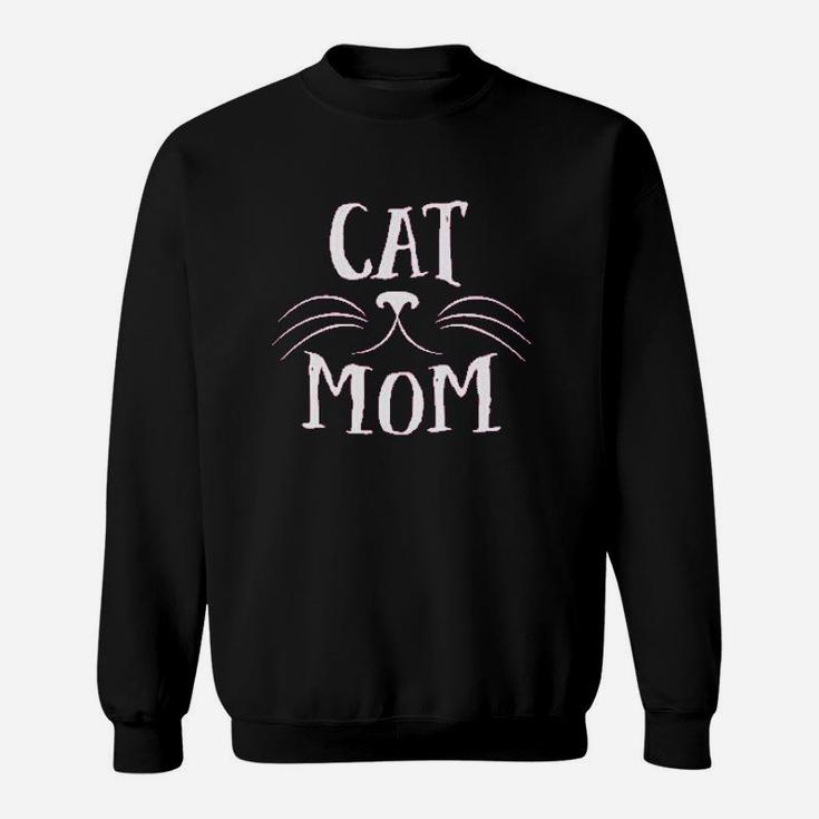 L Cat Mom Sweat Shirt