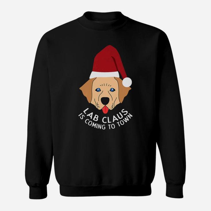 Labclaus Santa Lab Labrador Dog Funny Ugly Christmas Sweat Shirt