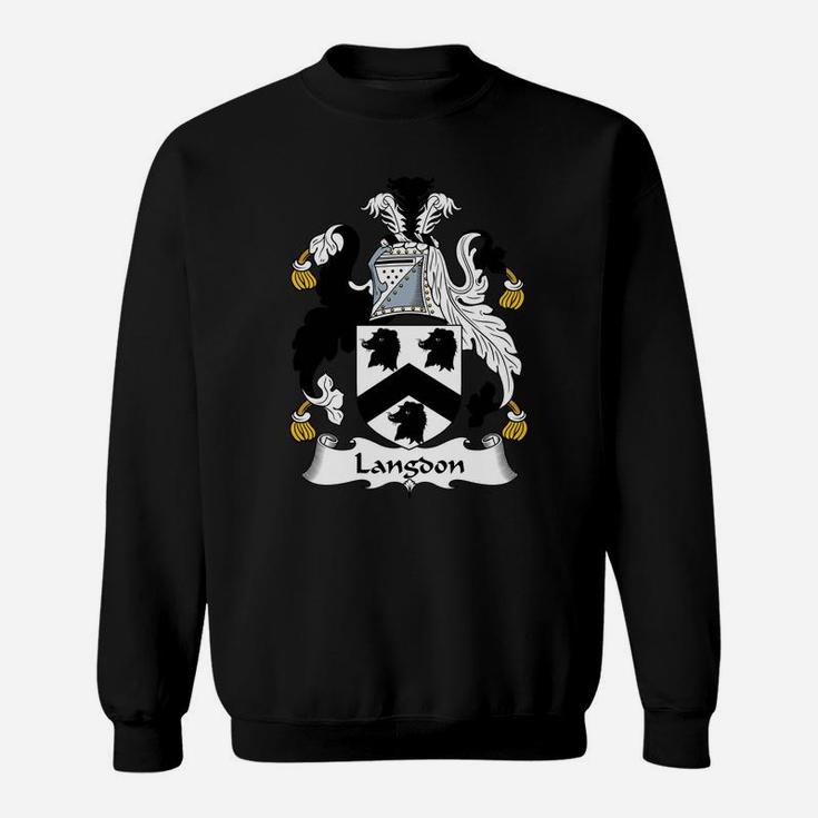 Langdon Family Crest British Family Crests T-Shirt | Seseable