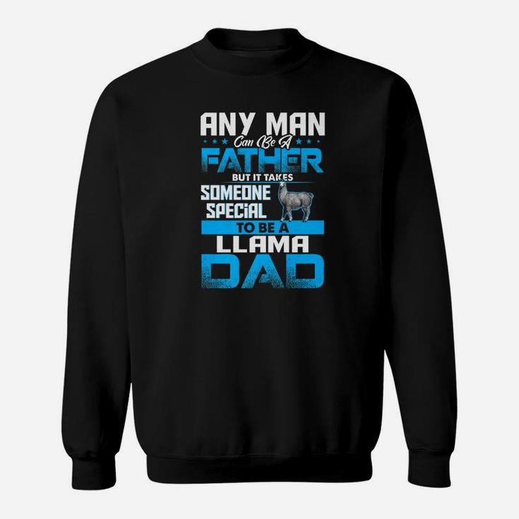 Llama Dad Animal Lovers Fathers Day Gif Sweat Shirt