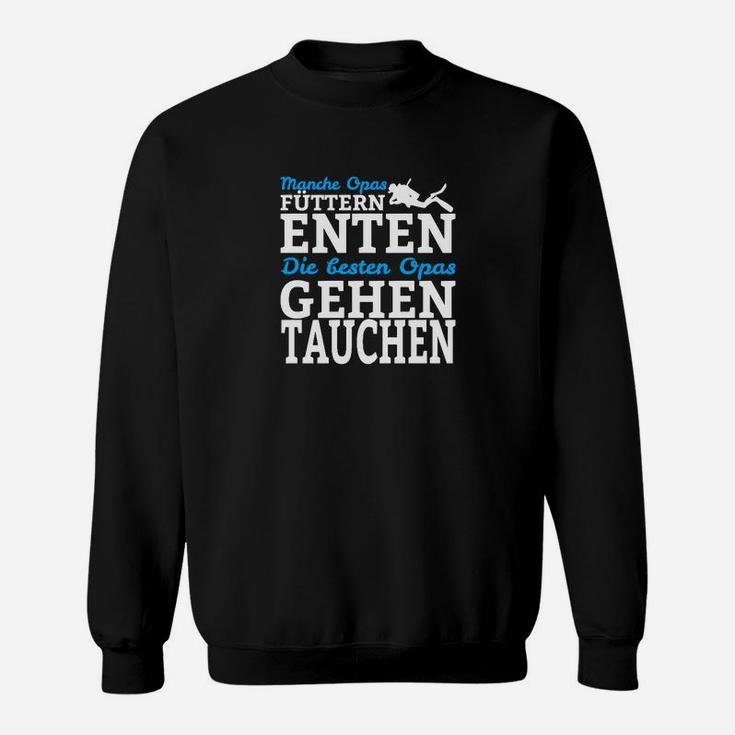 Lustiges Enten-Taucher Sweatshirt – Motiv Füttern Enten, Gehen Tauchen