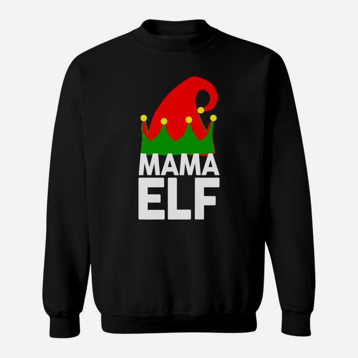Mama Elf Funny Christmas Santa Christmas Sweat Shirt