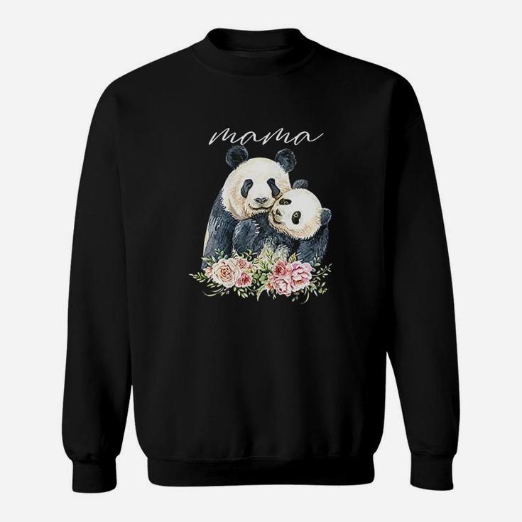 Mama Panda New Mom Panda Bear Mommy Gift For Mother Sweat Shirt