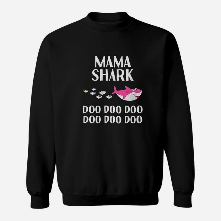 Mama Shark Doo Doo Gift For Mom Mothers Day Christmas Sweat Shirt