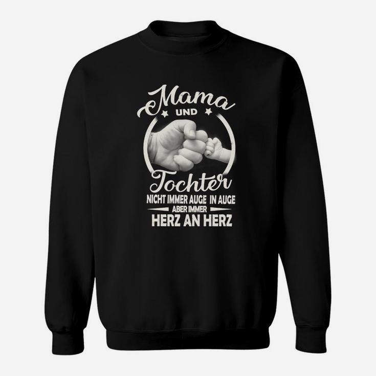 Mama und Tochter Herz an Herz Sweatshirt, Stilvolle Mutter-Tochter Mode