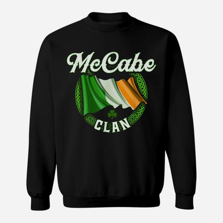 Mccabe Surname Irish Last Name Ireland Flag T-shirt Sweatshirt