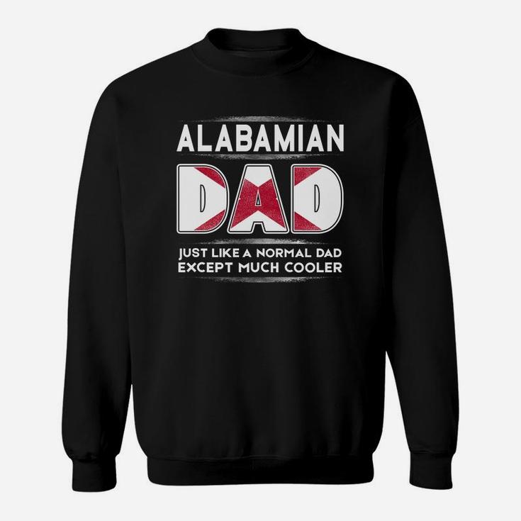 Mens Alabama Dad Is Cooler Promoted To Daddy Sweat Shirt