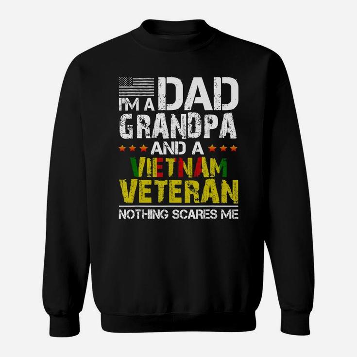 Mens Dad Grandpa Vietnam Veteran Vintage Mens Fathers Day Gifts T-shirt Sweat Shirt