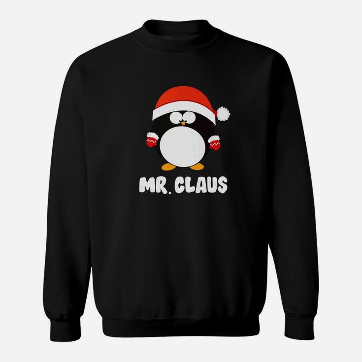 Mens Mr Claus Shirt Mr Mrs Claus Pajama Santa Costume Outfit Papa Sweat Shirt