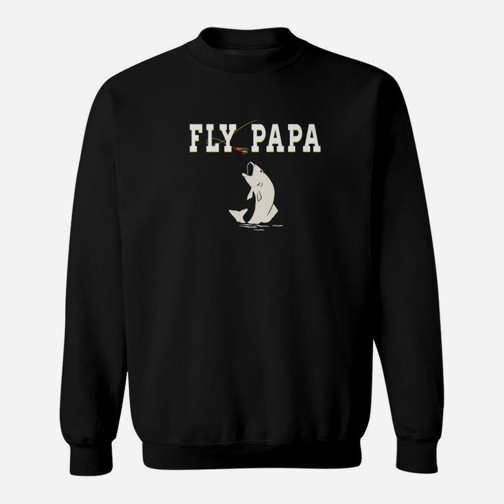 Mens Papa Shirt For Papas Who Fish Or Like Fishing Sweat Shirt