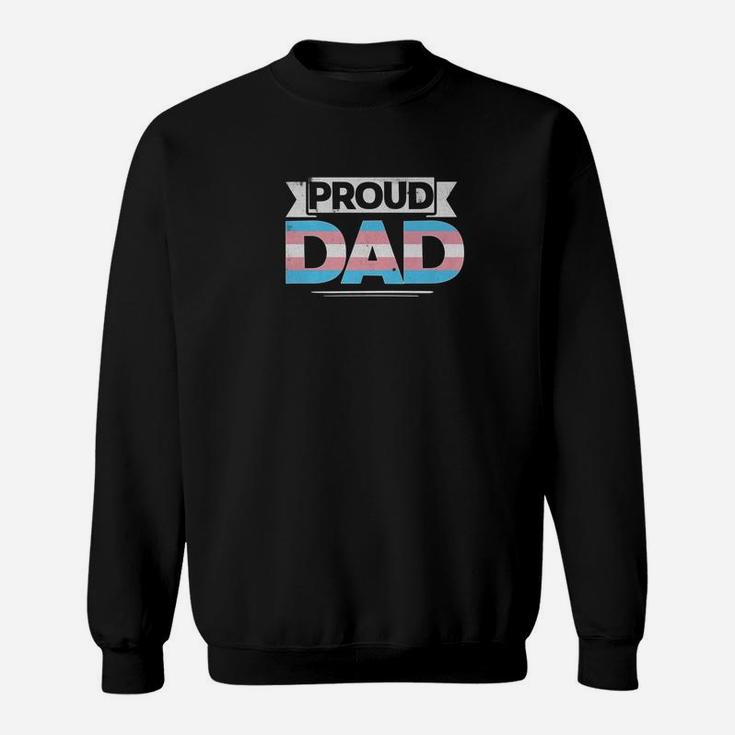 Mens Proud Dad Transgender Lgbt Fathers Day Gifts Sweat Shirt