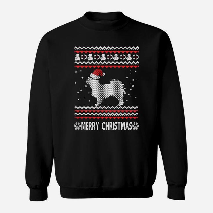 Merry Christmas Dogs-long Coat Chihuahua Sweat Shirt