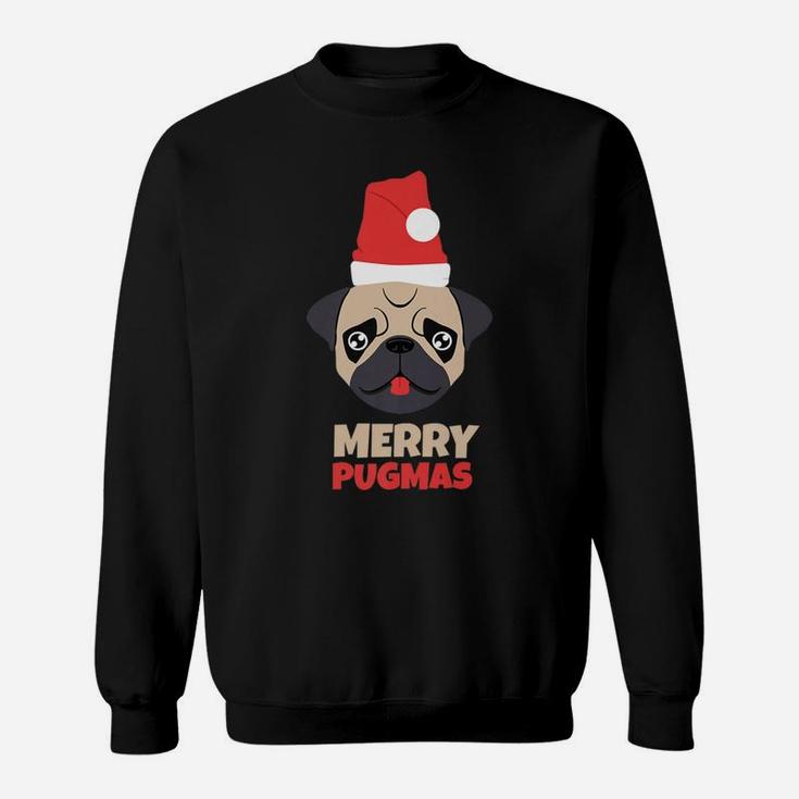 Merry Pugmas Pug Dog Funny Ugly Christmas Gift Sweat Shirt