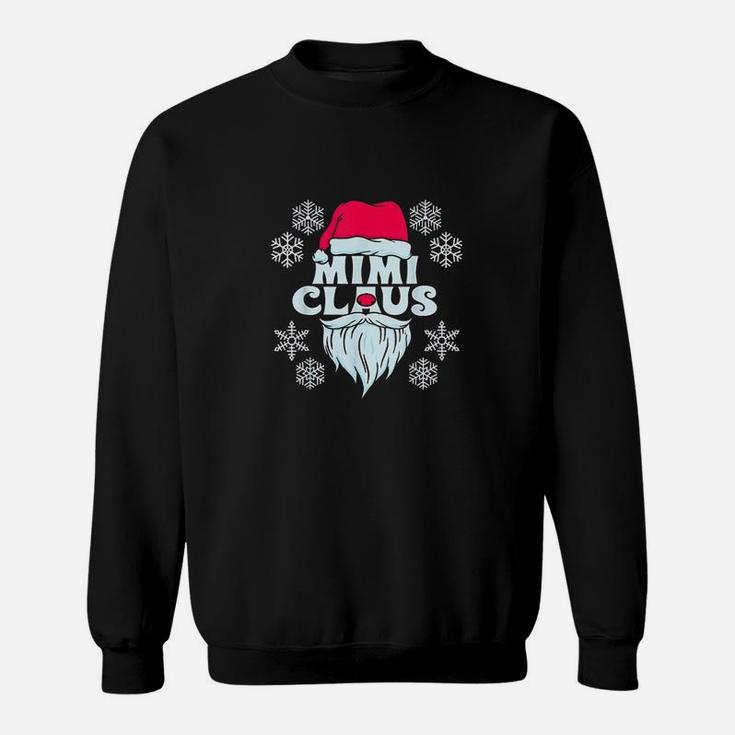 Mimi Claus Santa Christmas Matching Family Xmas Grandma Gift Sweat Shirt