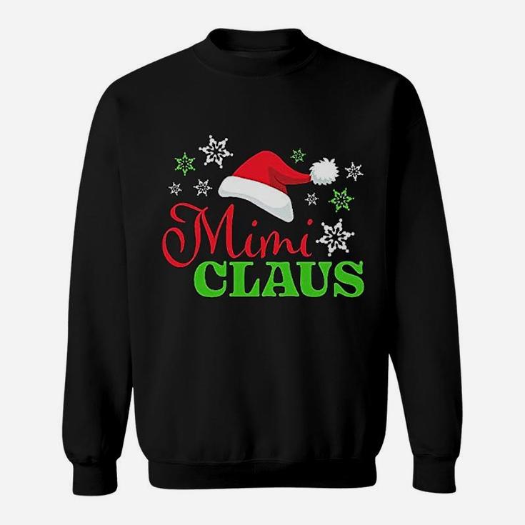Mimi Claus With Christmas Santa Hat Sweat Shirt