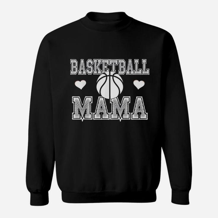Mom Basketball For Moms Cute Basketball Mama Sweat Shirt