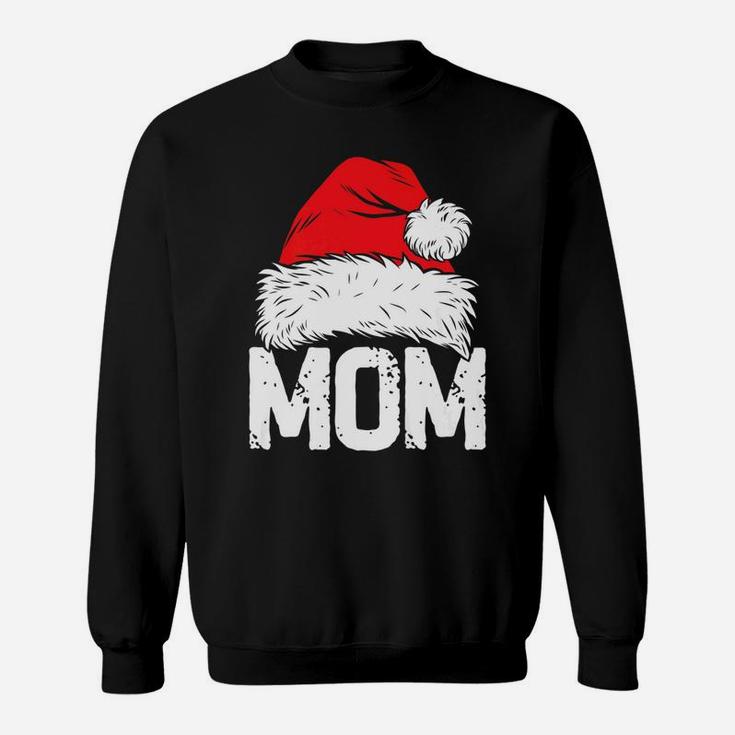 Mom Christmas Santa Family Matching Pajamas Mama Tee Sweat Shirt