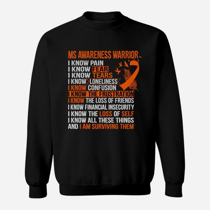 Ms Awareness Support Ms Awareness Warrior Sweat Shirt