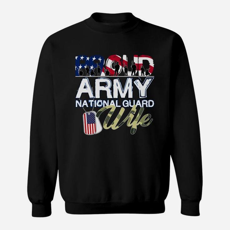 National Freedom Day Proud Army National Guard Wife Sweat Shirt