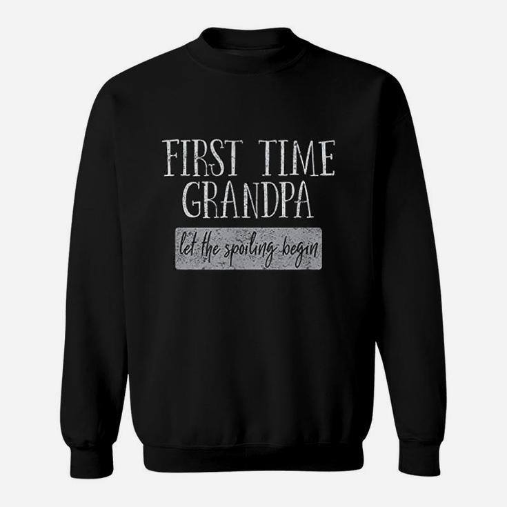 New Grandpa First Time Grandfather New Grandkids Sweat Shirt